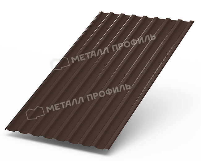 Фото: Профнастил МП20 х 1100 - R (Steelmatt-20-8017-0.4±0.08мм) в Раменском