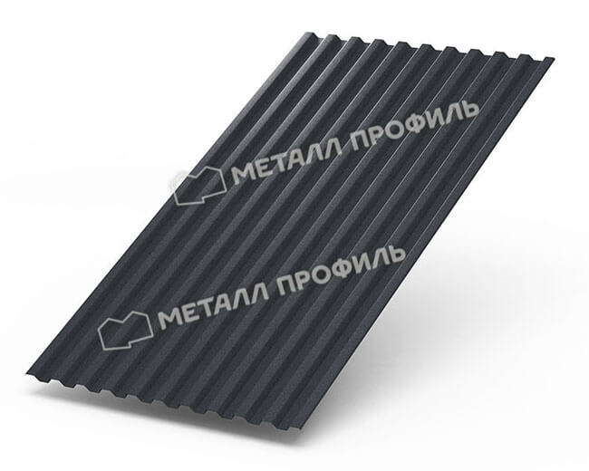 Профнастил С21 х 1000 - B (Steelmatt-20-7024-0.4±0.08мм) в Раменском