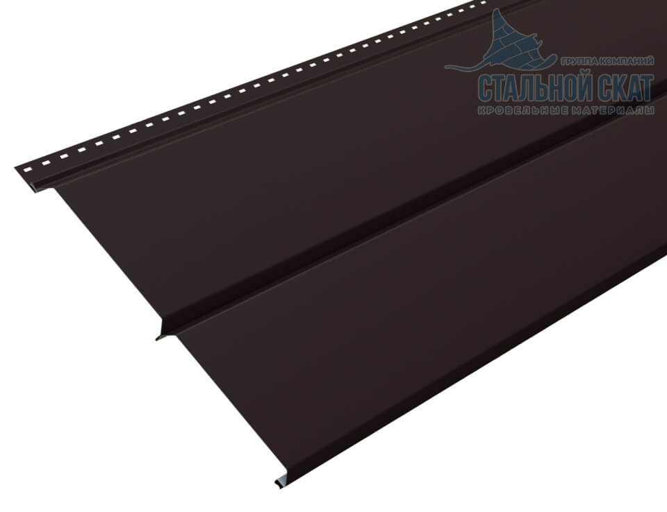 Сайдинг Lбрус-XL-14х335 (VALORI-20-DarkBrown-0.5) в Раменском