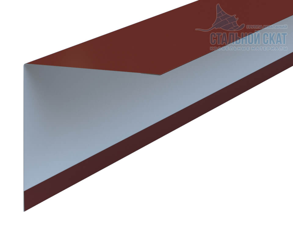 Фото: Планка угла наружного 75х75х3000 (PURMAN-20-Argillite-0.5) в Раменском