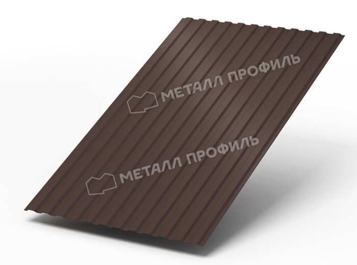 Фото: Профнастил МП10 х 1100 - A (Steelmatt-20-8017-0.4±0.08) в Раменском