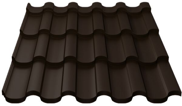 Металлочерепица МП Монтекристо-X NormanMP (ПЭ-01-RR32-0.5)