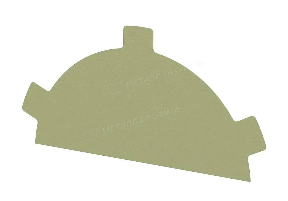 Заглушка конька круглого простая NormanMP (ПЭ-01-6019-0.5)