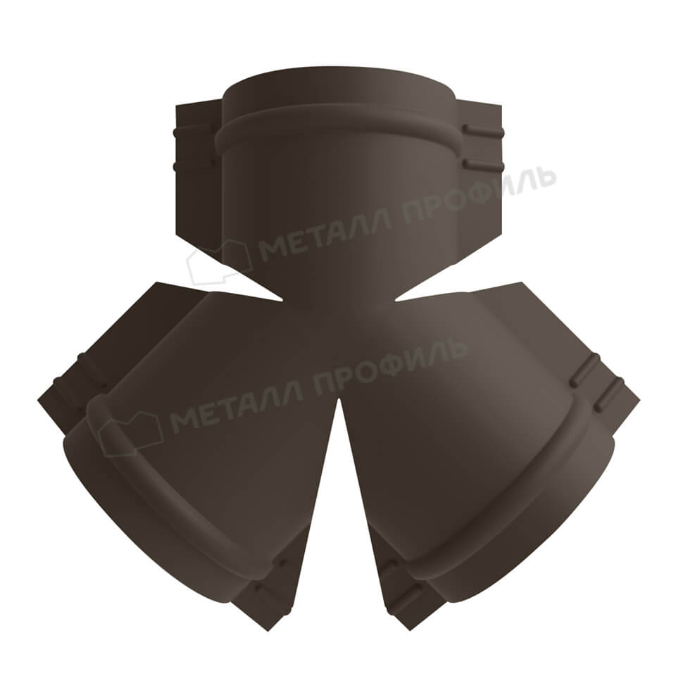 Y-образный тройник для круглого конька R110 (PURETAN-20-RR32-0.5)