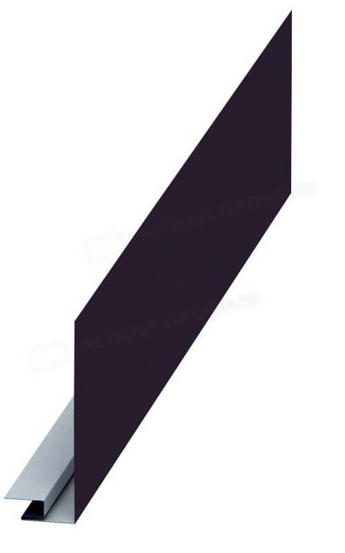 Планка карнизного свеса сложная 185х50х2000 (VALORI-20-Violet-0.5)
