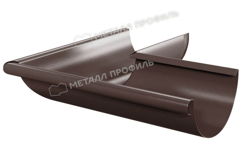 Угол желоба наружный D125х90 градусов GS (ВПЭД-03-8017-0.6)